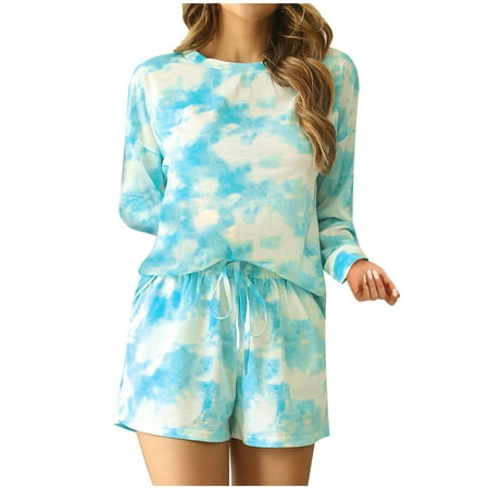 Besolor Women s Casual 2 Piece Outfits Printed Crew Neck Long Sleeve Tops and Shorts Matching Sets Loungewear Pajamas
Besolor Women s Casual 2 Piece Outfits Printed Crew Neck Long Sleeve Tops and Shorts Matching Sets Loungewear Pajamas