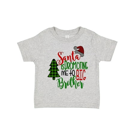 Inktastic Santa is Promoting Me to Big Brother Green Plaid Tree Gift Toddler Boy Girl T-Shirt
Inktastic Santa is Promoting Me to Big Brother Green Plaid Tree Gift Toddler Boy Girl T-Shirt