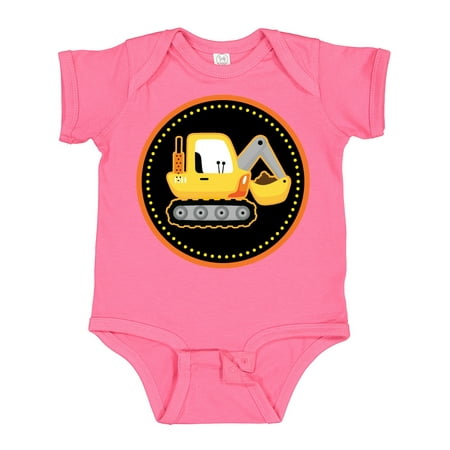 Inktastic Construction Digger Truck Gift Baby Boy Bodysuit