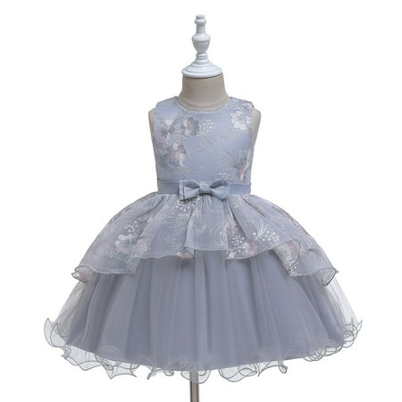 Rewenti Floral Baby Girl Princess Bridesmaid Pageant Gown Birthday Party Wedding Dress Gray 120(120)
Rewenti Floral Baby Girl Princess Bridesmaid Pageant Gown Birthday Party Wedding Dress Gray 120(120)