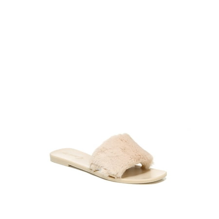 Circus by Sam Edelman Women s Everette Faux Fur Slide Sandal