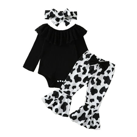 LWXQWDS Baby Girl Long Sleeve Ruffle Ribbed Romper Floral Print Flare Pants Bell Bottoms
LWXQWDS Baby Girl Long Sleeve Ruffle Ribbed Romper Floral Print Flare Pants Bell Bottoms