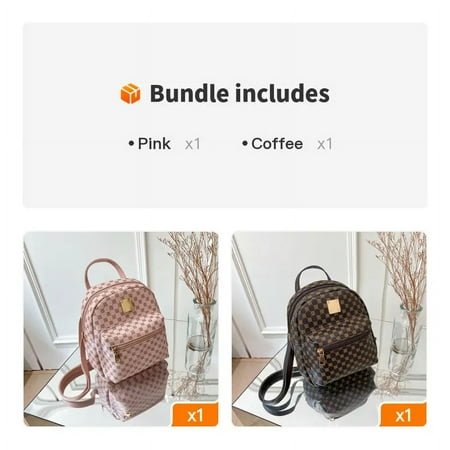SHENZHHONGCYC Stylish and compact mini print backpack purse - perfect accessory for stylish travelers seeking a cute and trendy handbag! This small women‘s purse is 7.5*6.3*2.36 inches in
SHENZHHONGCYC Stylish and compact mini print backpack purse - perfect accessory for stylish travelers seeking a cute and trendy handbag! This small women‘s purse is 7.5*6.3*2.36 inches in