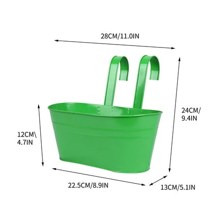 LICHENG Hanging Flower Pot 9.8 Inch Metal Iron Wall Flower Pot Indoor And Outdoor Used For Fence Balcony Garden Home Decoration With Detachable Hooks C
LICHENG Hanging Flower Pot 9.8 Inch Metal Iron Wall Flower Pot Indoor And Outdoor Used For Fence Balcony Garden Home Decoration With Detachable Hooks C