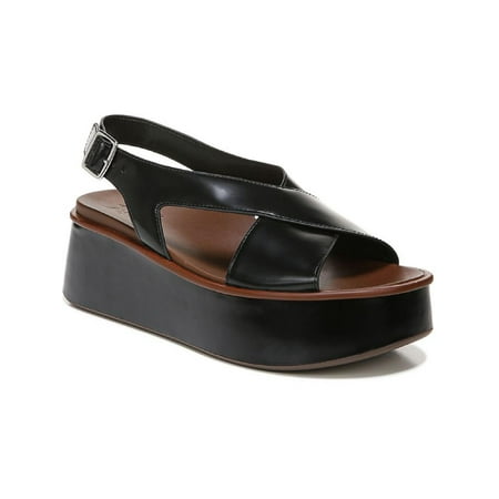Naturalizer Womens Prosper Leather Slingback Platform Sandals