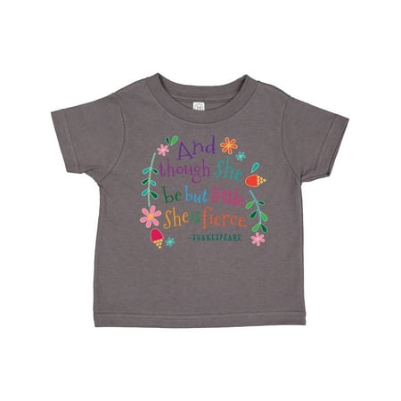 Inktastic She is Fierce Funny Shakespeare Quote Gift Gift Toddler Toddler Girl T-Shirt
Inktastic She is Fierce Funny Shakespeare Quote Gift Gift Toddler Toddler Girl T-Shirt