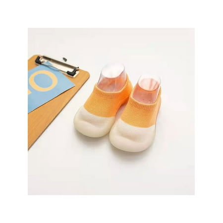 Daeful Baby Floor Slippers First Walker Crib Shoe Slip On Sock Slipper Elastic Rubber Soft Sole Walking Shoes Toddler Patchwork Orange 4C-4.5C
Daeful Baby Floor Slippers First Walker Crib Shoe Slip On Sock Slipper Elastic Rubber Soft Sole Walking Shoes Toddler Patchwork Orange 4C-4.5C