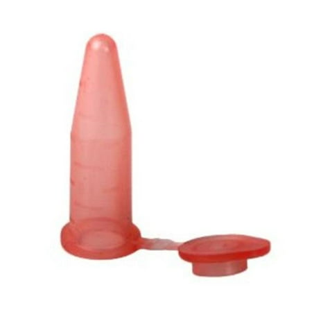 Bio Plas 4301 1.5 ml Flat Top Microcentrifuge Tube - 500 pk - Red