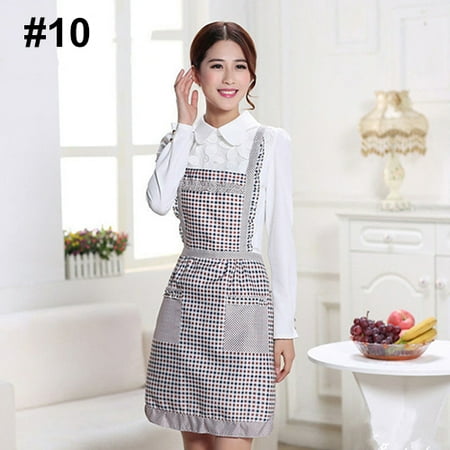 Welling Women\ s Waterproof Floral Dotted Plaid Kitchen Cooking Bib Apron with Pocket
Welling Women\ s Waterproof Floral Dotted Plaid Kitchen Cooking Bib Apron with Pocket