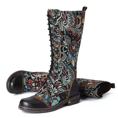Fidelma Women s Boots Cowboy Boots for Women Embroidered Floral Hollow Out Totems Embroidered Boots Black 38
Fidelma Women s Boots Cowboy Boots for Women Embroidered Floral Hollow Out Totems Embroidered Boots Black 38