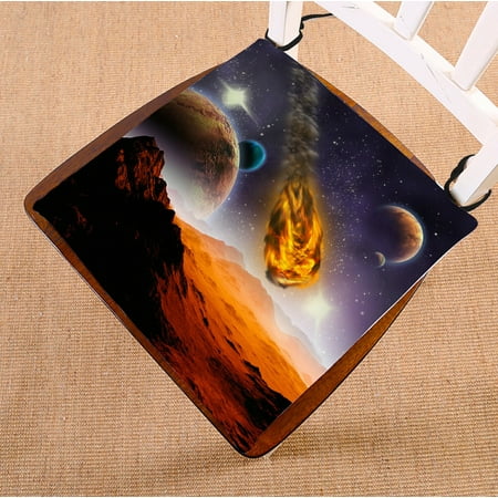 PHFZK Universe Chair Pad Attack of the Asteroid on the Planet Seat Cushion Chair Cushion Floor Cushion Two Sides Size 20x20 inches
PHFZK Universe Chair Pad Attack of the Asteroid on the Planet Seat Cushion Chair Cushion Floor Cushion Two Sides Size 20x20 inches