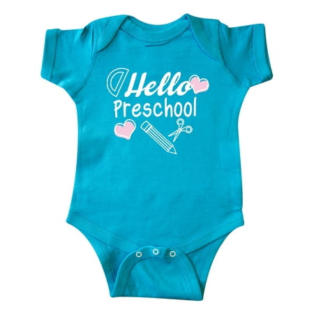 Inktastic Hello Preschool with Hearts and School Supplies Gift Baby Boy or Baby Girl Bodysuit
Inktastic Hello Preschool with Hearts and School Supplies Gift Baby Boy or Baby Girl Bodysuit