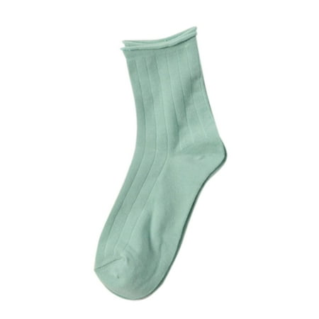 Guardung Women Girl Cotton Solid Color Loose Roll Up Casual Socks Middle Tube Socks light green 1 Pc
Guardung Women Girl Cotton Solid Color Loose Roll Up Casual Socks Middle Tube Socks light green 1 Pc