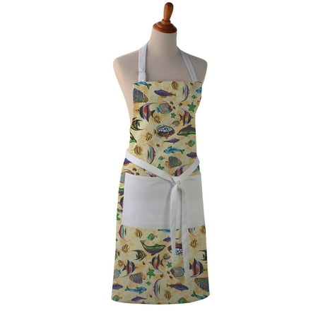 Cotton Apron - Fish Aquarium Print - Kitchen BBQ Restaurant Cooking Painters Artists - Full Apron or Waist Apron
Cotton Apron - Fish Aquarium Print - Kitchen BBQ Restaurant Cooking Painters Artists - Full Apron or Waist Apron