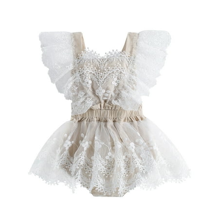 Musuos Baby Girls Boho Lace Romper Floral Embroidered Ruffle Princess Dresses
Musuos Baby Girls Boho Lace Romper Floral Embroidered Ruffle Princess Dresses