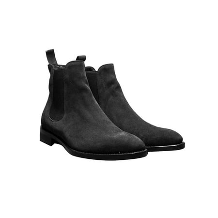 Rockomi Mens Chelsea Boots Slip On Ankle Booties Comfort Dress Boot Men Non-Slip Fashion Faux Suede Casual Black 8
Rockomi Mens Chelsea Boots Slip On Ankle Booties Comfort Dress Boot Men Non-Slip Fashion Faux Suede Casual Black 8