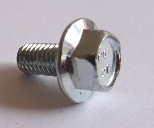 25 M8-1.25 Top Lock Hex Flange Nut Class 8 with Serrations Zinc Clipsandfasteners Inc