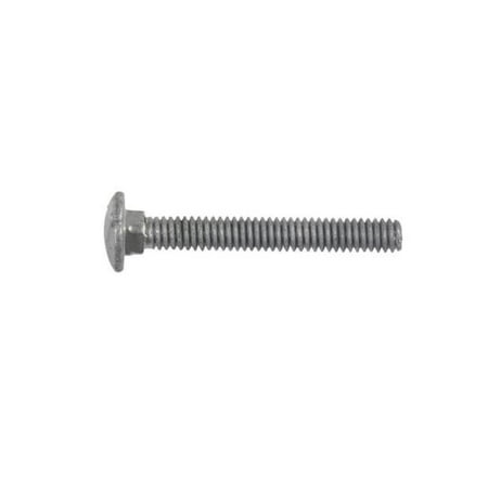 812512 0.25 x 2 in. Hot Dipped Galvanized Carriage Screw Bolt