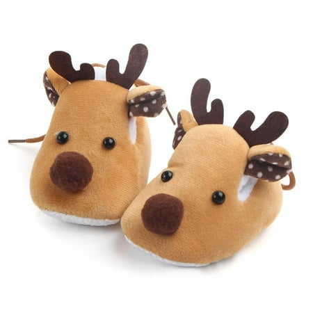 Baby Christmas Reindeer Fleece Slipper Booties Shoes Infant Newborn Toddler Winter Warm Sleeper Boots for Baby Girl or Boy 0-12 Months 4.7x2.6 inch
Baby Christmas Reindeer Fleece Slipper Booties Shoes Infant Newborn Toddler Winter Warm Sleeper Boots for Baby Girl or Boy 0-12 Months 4.7x2.6 inch