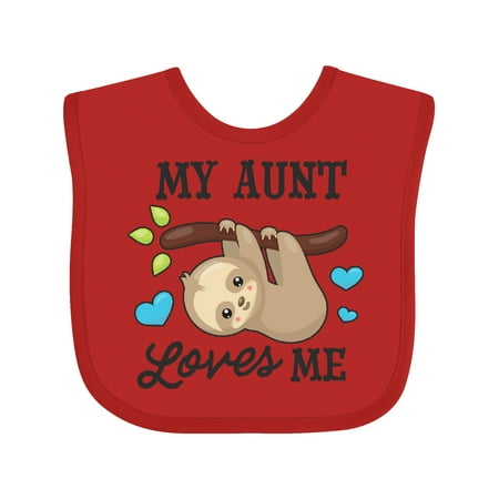 Inktastic My Aunt Loves Me with Sloth and Hearts Gift Baby Boy or Baby Girl Bib
Inktastic My Aunt Loves Me with Sloth and Hearts Gift Baby Boy or Baby Girl Bib