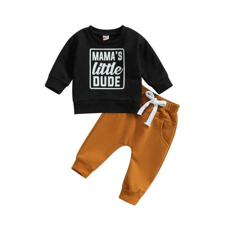 Toddler Baby Boys Pants Outfits Fall Long Sleeve Letters Print Sweatshirt with Sweatpants 2Pcs Sets
Toddler Baby Boys Pants Outfits Fall Long Sleeve Letters Print Sweatshirt with Sweatpants 2Pcs Sets