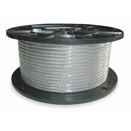 Dayton Cable 1-8 In L100Ft WLL340Lb 7x7 Steel 2TAA6 2TAA6 ZO-G0345965