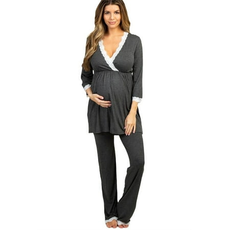 Yskkt Womens Cotton Maternity Pregnancy Soft Nursing Pajama Sets Sleepwear Long Sleeves Blouse Long Pants S-2XL
Yskkt Womens Cotton Maternity Pregnancy Soft Nursing Pajama Sets Sleepwear Long Sleeves Blouse Long Pants S-2XL