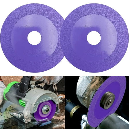 2pcs Glass Cutting Disc Marble Saw Blade Ceramic Tile Jade Polishing Grinding