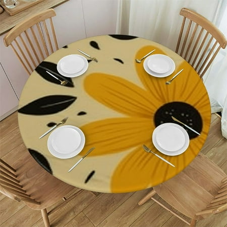 Orinice Flowers Theme Round Tablecloth 100% Polyester Waterproof Resistant Fabric for Indoor and Outdoor Use - Ideal for Restaurants Weddings Parties - Multiple Sizes Available 38 -42
Orinice Flowers Theme Round Tablecloth 100% Polyester Waterproof Resistant Fabric for Indoor and Outdoor Use - Ideal for Restaurants Weddings Parties - Multiple Sizes Available 38 -42
