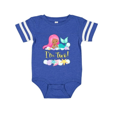 Inktastic I m 2 Mermaid with Pink Hair and Shells Gift Baby Boy or Baby Girl Bodysuit
Inktastic I m 2 Mermaid with Pink Hair and Shells Gift Baby Boy or Baby Girl Bodysuit