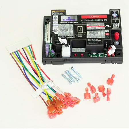 White Rodgers 50D50U-843 All-Spark Universal Intermittent Pilot/Direct Spark Furnace Ignition Module
White Rodgers 50D50U-843 All-Spark Universal Intermittent Pilot/Direct Spark Furnace Ignition Module