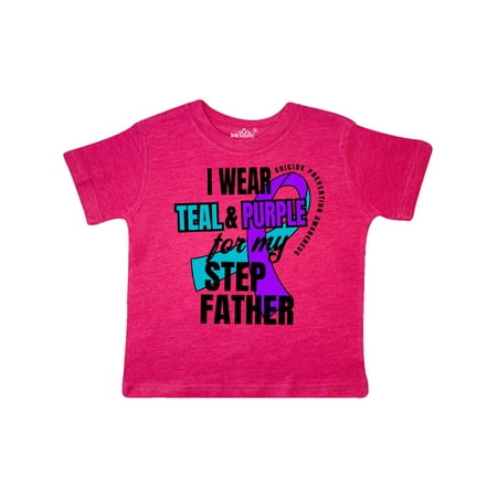 Inktastic Suicide Prevention I Wear Teal and Purple for My Step Father Gift Toddler Boy or Toddler Girl T-Shirt
Inktastic Suicide Prevention I Wear Teal and Purple for My Step Father Gift Toddler Boy or Toddler Girl T-Shirt