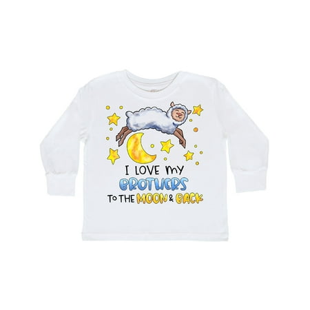 Inktastic I Love my Brothers to the Moon and Back Cute Sheep Gift Toddler Boy or Toddler Girl Long Sleeve T-Shirt
Inktastic I Love my Brothers to the Moon and Back Cute Sheep Gift Toddler Boy or Toddler Girl Long Sleeve T-Shirt