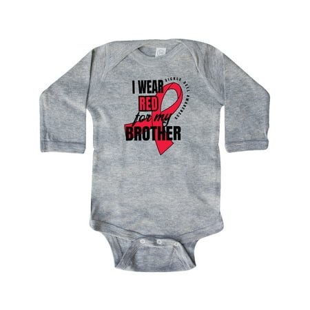 Inktastic Sickle Cell Awareness I Wear Red For My Brother Gift Baby Boy or Baby Girl Long Sleeve Bodysuit
Inktastic Sickle Cell Awareness I Wear Red For My Brother Gift Baby Boy or Baby Girl Long Sleeve Bodysuit