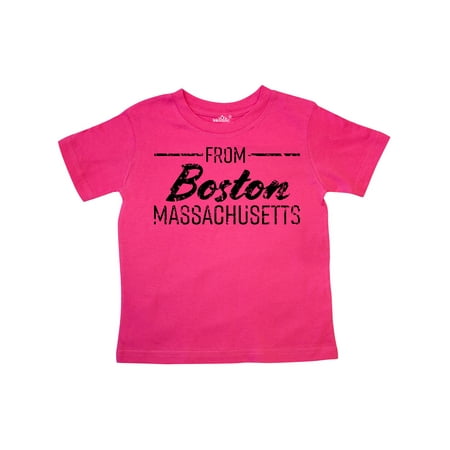 Inktastic From Boston Massachusetts in Black Distressed Text Gift Toddler Boy or Toddler Girl T-Shirt
Inktastic From Boston Massachusetts in Black Distressed Text Gift Toddler Boy or Toddler Girl T-Shirt