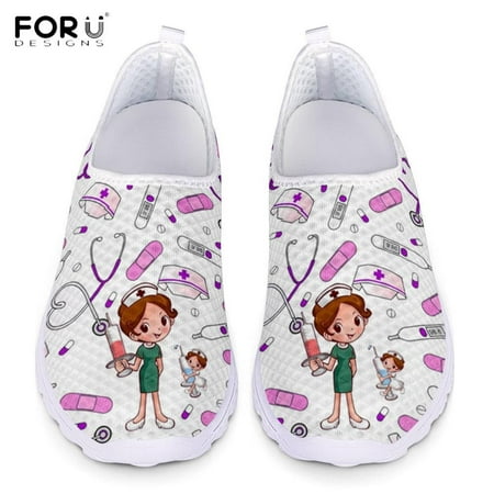 FORUDESIGNS Cartoon Nurse/Premium Sketch Print Women s Casual Shoes Flats Beach Comfortable Mesh Slip-on Brand Women Sneakers
FORUDESIGNS Cartoon Nurse/Premium Sketch Print Women s Casual Shoes Flats Beach Comfortable Mesh Slip-on Brand Women Sneakers
