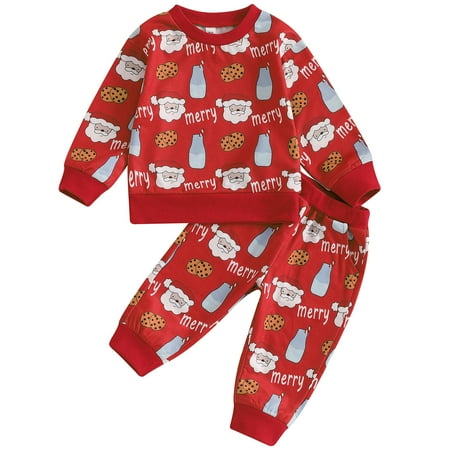 Toddler Baby Boys Christmas Pants Outfits Sets Long Sleeve Santa Claus Print Sweatshirt Pants Clothes Sets
Toddler Baby Boys Christmas Pants Outfits Sets Long Sleeve Santa Claus Print Sweatshirt Pants Clothes Sets