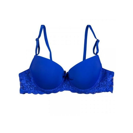 Lavaport Women Push Up Padded Lace Bra Brassiere Size 34A-36B