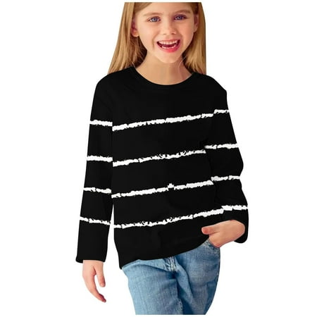 Lovskoo 3-14Y Toddler Girls Boys Long Sleeve Pullover Tops Fall Clothes Prints Shirts Cute Crewnecks Tops Dressy Casual Unisex Kids Sweatshirts Black
Lovskoo 3-14Y Toddler Girls Boys Long Sleeve Pullover Tops Fall Clothes Prints Shirts Cute Crewnecks Tops Dressy Casual Unisex Kids Sweatshirts Black