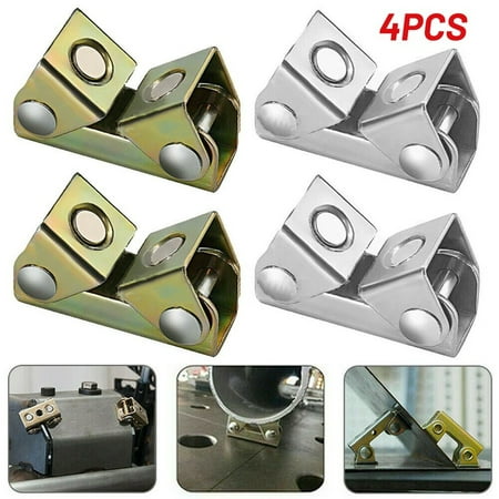 4*Adjustable Magnetic Welding Clamps V Pads Holder Strong Welder Soldering Tool