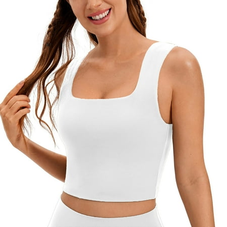 Sebtyili Women s Beautiful Back Wide Shoulder Strap Sports Underwear Shockproof Fitness Vest Style Fixed Cup Push Up Sports Bra
Sebtyili Women s Beautiful Back Wide Shoulder Strap Sports Underwear Shockproof Fitness Vest Style Fixed Cup Push Up Sports Bra