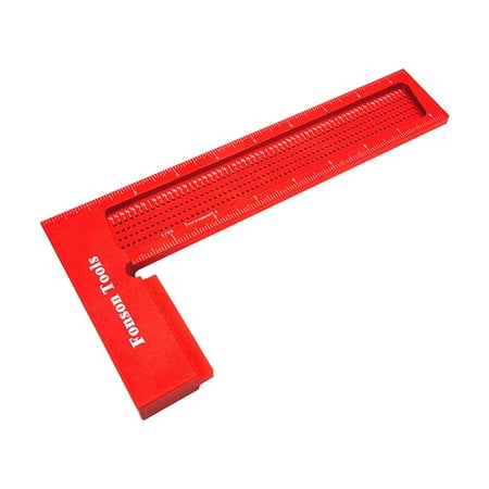 Hole Square Ruler L Shaped Tool Aluminum Alloy Woodworking Scriber Carpenter