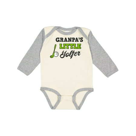 Inktastic Granpas Little Golfer with Golf Club and Ball Gift Baby Boy or Baby Girl Long Sleeve Bodysuit 
Inktastic Granpas Little Golfer with Golf Club and Ball Gift Baby Boy or Baby Girl Long Sleeve Bodysuit