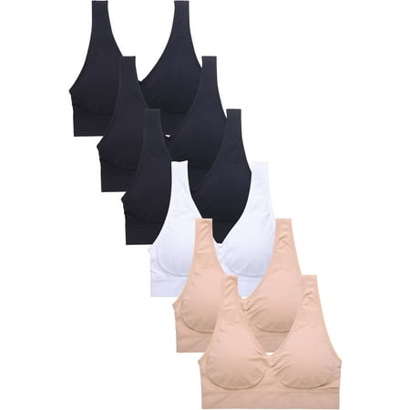 Women s & Plus Seamless One Size Active Spors Bra 6 PacksSets (Multi Colors and Styles)
Women s & Plus Seamless One Size Active Spors Bra 6 PacksSets (Multi Colors and Styles)