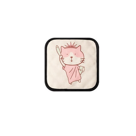 XFLWAM Cartoon Dining Table Mat Heat Pad Pot Holder Heat-Resistant Linen Fabric Cute Anti-Scalding Mat
XFLWAM Cartoon Dining Table Mat Heat Pad Pot Holder Heat-Resistant Linen Fabric Cute Anti-Scalding Mat