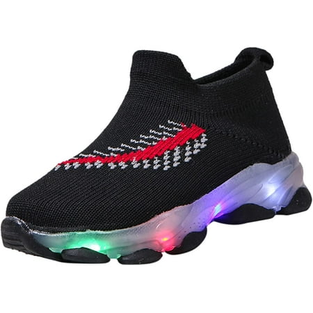 QWZNDZGR Baby Boys Girls Sneakers Lightweight Soft Mesh Knit LED Light Up Shoes Toddler First Walkers for Walking Running
QWZNDZGR Baby Boys Girls Sneakers Lightweight Soft Mesh Knit LED Light Up Shoes Toddler First Walkers for Walking Running