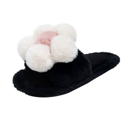 Daznico Slippers for Women Indoor Womens Slippers Indoor Home Flower Warm Cotton Slippers Black 9
Daznico Slippers for Women Indoor Womens Slippers Indoor Home Flower Warm Cotton Slippers Black 9