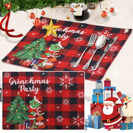 Toyfunny Cartoon Creative Green Monster Christmas Placemat Dining Table Insulation Mat Christmas Placemats For Dining Table 12.9x17.7Inch Seasonal Winter Xmas Holiday Rustic Vintage
Toyfunny Cartoon Creative Green Monster Christmas Placemat Dining Table Insulation Mat Christmas Placemats For Dining Table 12.9x17.7Inch Seasonal Winter Xmas Holiday Rustic Vintage