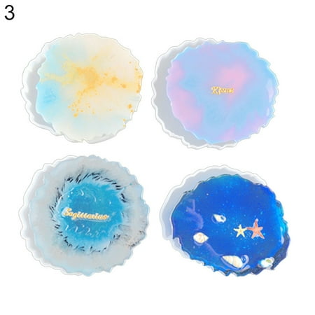 Papaba 4Pcs Irregular Cloud Silicone Epoxy Resin Cup Pad Coaster DIY Craft Making Mold
Papaba 4Pcs Irregular Cloud Silicone Epoxy Resin Cup Pad Coaster DIY Craft Making Mold