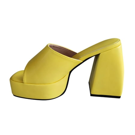 Wandatree Women s Super High Waterproof Platform Sandals Open Toe Thick Heel Slippers Sandals Clearance
Wandatree Women s Super High Waterproof Platform Sandals Open Toe Thick Heel Slippers Sandals Clearance